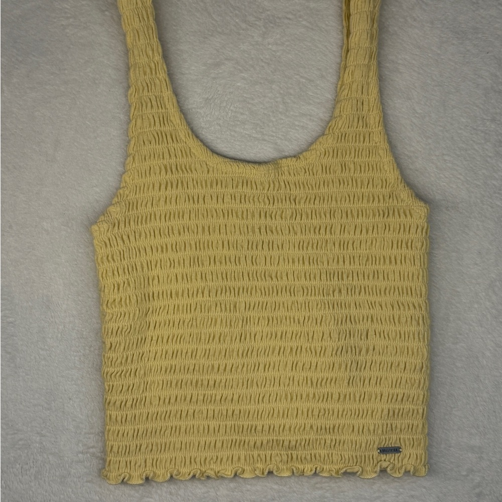 Hollister Yellow Tank Top